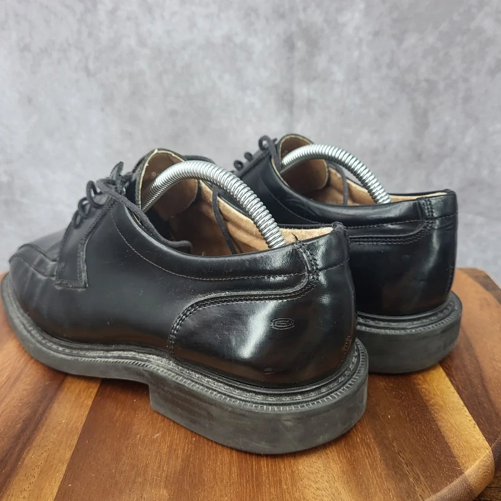Vintage Skechers Oxford Shoes Men 9.5 Black Leather Chunky Y2K Cities Angel Itay